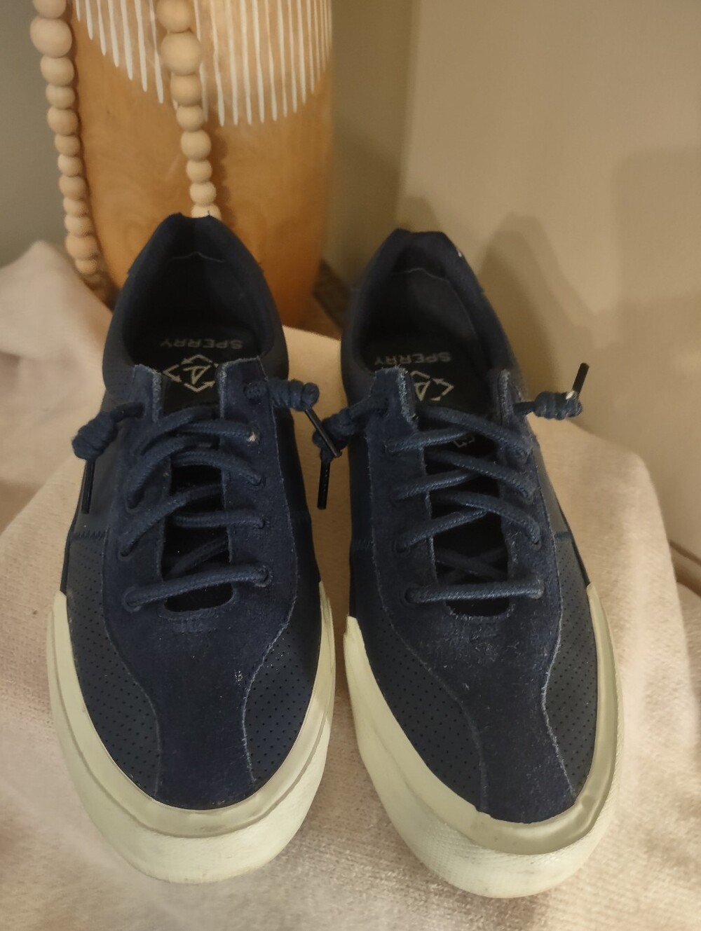 Sperry Women's Navy Low-Top Casual Sneakers